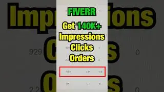 How to get more impressions clicks and orders on fiverr #fiverr #fiverrtips #fiverrgigs #freelancing