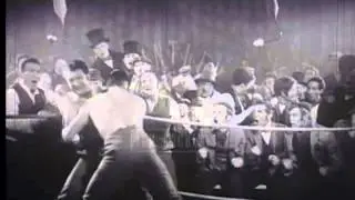 Historical reconstruction of bareknuckle fighting.  Film 90952