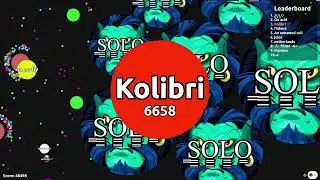 Epic Agar.io 124,000+ Score Solo Gameplay (Part 1)