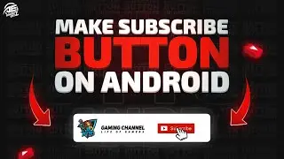 How To Make Animated Subscribe Button On Android || Ps Touch And Alight Motion Tutorial.
