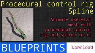 UE5 short tutorial: Procedural control rig spline