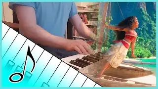 Moana - How Far I'll Go (Piano Cover) | Melodaves