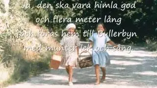 Falukorvsvisan (Nu vill jag hava falukorv) (med text)
