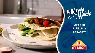 Wrap de alubias y aguacate