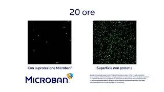 Superficie trattata Microban® vs. superficie non trattata - Italiano