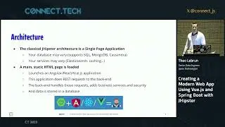 Connect Tech 2023   Creating a Modern Web App Using Vue js and Spring Boot with JHipster   Theo Lebr