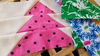 ПЭЧВОРК ЕЛОЧКА. Решила сшить одеяло - блок елочка. Шитье из лоскутков для Начинающих. Утилизация.