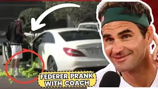 When Roger Federer Pranked His Coach with Tennis Balls - You Won't Believe What Happened to Mercedes