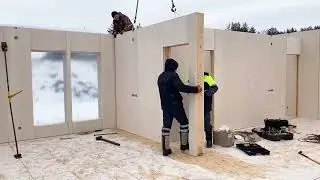 Bu Ahşap Evi Sadece 4 Günde Bitirdik Baştan Sona İnşaat