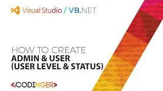 VB NET - Admin & User (User Level & Status)