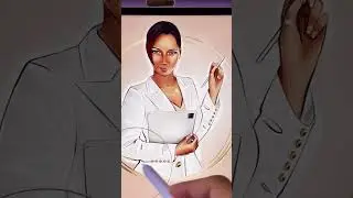 Join me as I unveil unique portrait logo! 🖌️ Can you guess the inspiration behind this artwork?