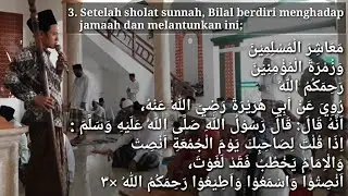 BELAJAR & PRAKTIK Menjadi Bilal Jumat Lengkap 2 Adzan di Masjid Al-Iman Merdu