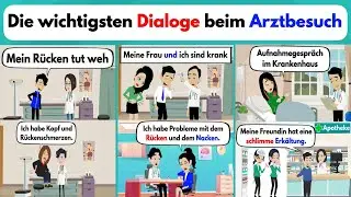 Learn German | The most important dialogues when visiting the doctor  Vocabulary and important verbs