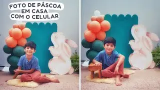 COMO FAZER FOTO DE PÁSCOA EM CASA COM O CELULAR | FAÇA VOCÊ MESMO CENARIO DE PÁSCOA GASTANDO POUCO
