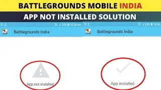 Bgmi App Not Install | BGMI App Not Installed | BGMI App Not Install Problem | BGMI Not Install Fix