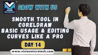 Smooth Tool in CorelDRAW X8 | Basic Usage & Editing Curves Like a Pro