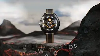 Blender 3D product commercial animation - motion graphics