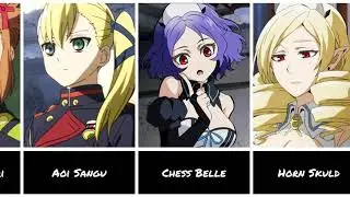 Hottest Female Characters in Seraph Of The End