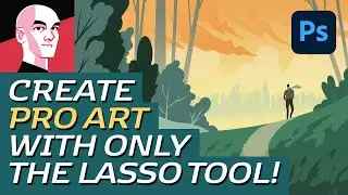 Create Pro Art with Only the Lasso Tool!