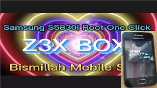 Samsung s5830i Android v2.3.6 ROOT by Z3X Box ONE Clock Root Done
