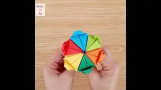 How To Make Paper Umbrella 🌂 | DIY | Paper Crafts | Shorts | Diary Of Art