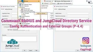 Commvault - User Administration & Security - RADIUS & JumpCloud Directory Service - Part-04(04)