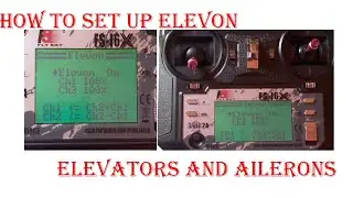 HOW TO SET ELEVON FOR A DELTA WING TYPE RC PLANE| AILERONS & ELEVATORS| DELTA WING|