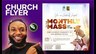 How to Design a Church Flyer with CorelDraw Tutorial 2024