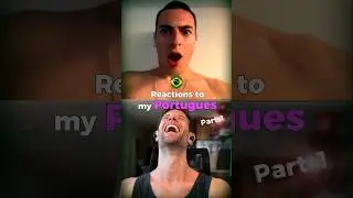 Brazilians react to my incredible Portuguese, part 1!