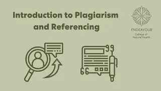 Introduction to Plagiarism and Referencing
