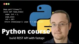 how YOU can build a #restapi with #fastapi using #python #pythonprogramming