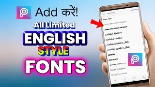 How to add fonts to Picsart? Picsart me fonts add kaise kare?