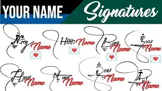 How to Sign like a Billionaire? (2) | Stylish signatures of your names | Signatia