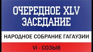 #VI_созыв Очередное XLV заседание Народного Собрания Гагаузии от 26.01.2021г.
