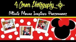 Minnie Mouse Inspired photoshoot at Disneyland