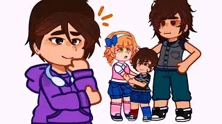 New design STYLE^^ [ft. Me irl and some FNaF characters ]