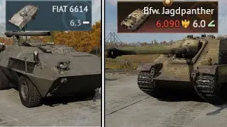 Fiat 6614 vs Jagdpanther, War Thunder logic