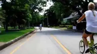 Вело-прогулка по парку Люмпини. Бангкок.