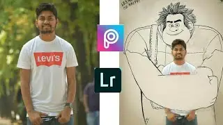 Instagram new creation poster viral photo editing tutorial // picsart & Lightroom creation photo2019