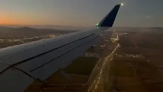 Sunset Landing In Phoenix - Delta ERJ175