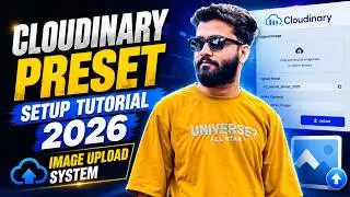 Cloudinary Preset Setup Tutorial 2026 | Image Upload System | Nissan Web Academy