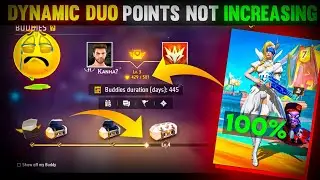 Free Fire Dynamic Duo Not Increasing Problem | Dynamic Duo Not Increasing | Why Dynamic Duo Points N