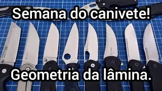Semana do canivete 2/7: Geometria da lâmina. O fator mais importante na eficiência! #edc #canivete
