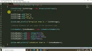DML Operation for Array and Linked List in java || Insert Data from an Array