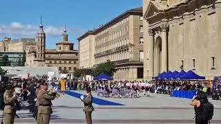 Los Sitios de Zaragoza por Baluarte Aragonés acto de la Policía Nacional en Zaragoza. 🇪🇸💙 #dstylezgz