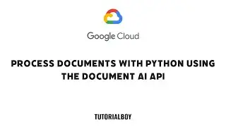 Process Documents with Python Using the Document AI API || GSP925 || #cloudskillsboost #googlecloud