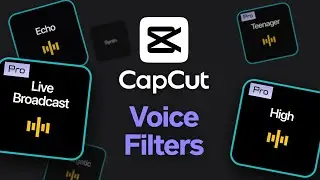 New CapCut Pro Voice Filters