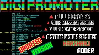 Unlimited telegram members adder || how to add members in telegram channel || telegram group members