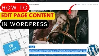 How to Edit Page Content in WordPress