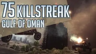 Pro Attack Helicopter Teamplay | 75 KILLSTREAK | Gulf Of Oman | Battlefield 4